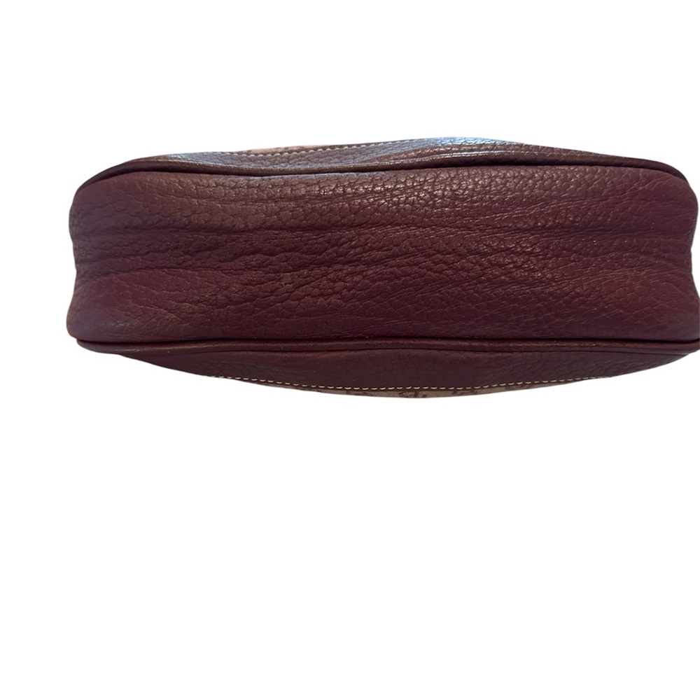 Dooney & Bourke Burgundy and Purple Vintage Signature Shoulder Bag - Picture 3 of 9